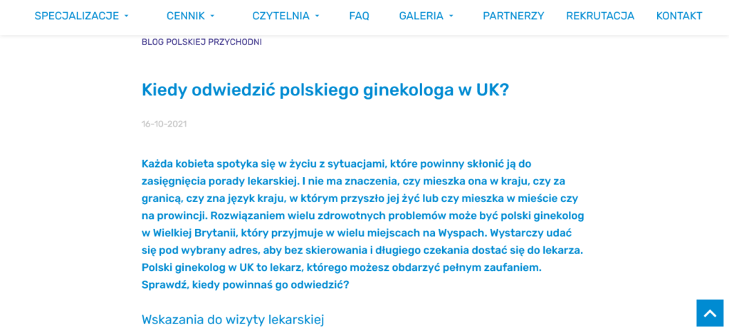 Kiedy odwiedzić polskiego ginekologa w UK?